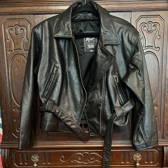 Leather Motorcycle Jacket - Picture 2 of 5